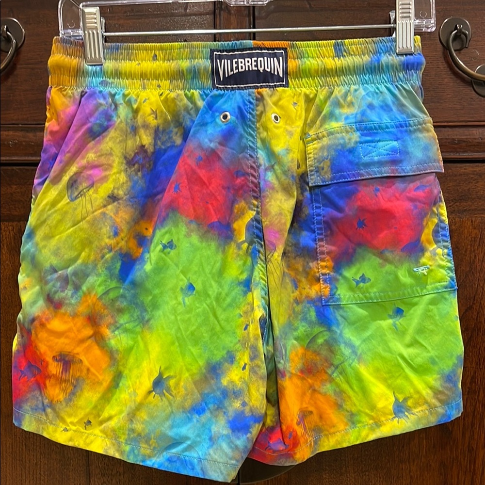 Vilebrequin Colorful Fish Pattern Swim Shorts